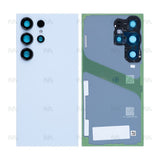 Vitre arrière pour Samsung Galaxy S24 Ultra S928B avec objectif bleu titane OEM