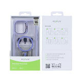Étui Rixus Classic 03 avec MagSafe pour Apple iPhone 16 Pro Max violet clair