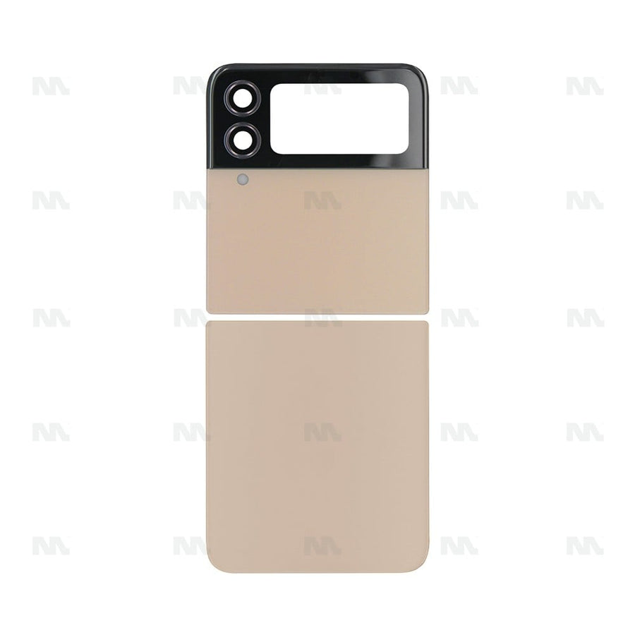 Vitre arrière pour Samsung Galaxy Z Flip4 5G F721B avec lentille rose doré OEM