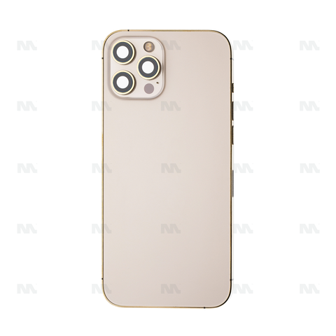Boîtier avec petites pièces Or OEM pour Apple iPhone 12 Pro Max