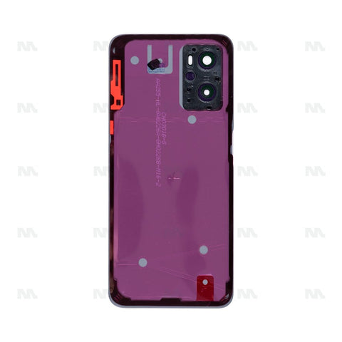 Vitre arrière Oppo A76 avec objectif noir brillant OEM