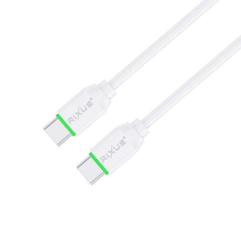 Série de câbles rapides Rixus RX2015S pour USB-C vers USB-C (présentoir de comptoir)