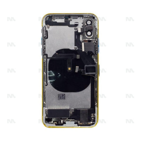 Boîtier pour Apple iPhone XS avec petites pièces, compatible avec la couleur or