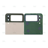 Vitre arrière avec objectif pour Samsung Galaxy Z Flip4 F721B - Rose doré - OEM