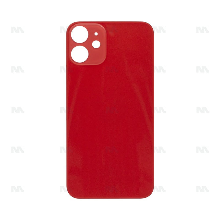 Vitre arrière avec bloc complet pour Apple iPhone 12 Mini - Rouge - Compatible