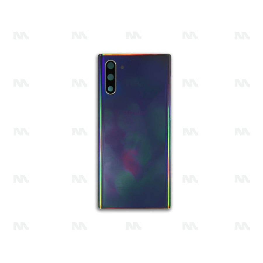Vitre arrière pour Samsung Galaxy Note 10 N970F Aura Glow (+ objectif)