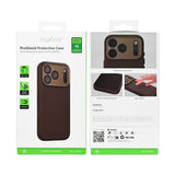 Coque de Protection Rixus ProShield pour Apple iPhone 16 - Marron Foncé