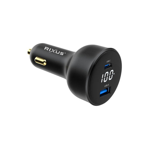 Chargeur Voiture 100W Rixus RXCC14 - Noir
