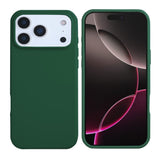 Coque de téléphone Rixus Soft TPU pour Apple iPhone 17 Pro Max vert foncé
