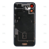 Vitre Arrière avec NFC Grand Trou Compatible pour Apple iPhone 16 - Noir