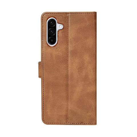 Bibliothèque Rixus pour Samsung Galaxy A36 Marron clair
