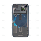 Vitre Arrière avec NFC pour Apple iPhone 15, bloc complet d'appareil photo agrandi rose Compatible