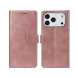 Rixus Bookcase pour Apple iPhone 17 Pro Rose