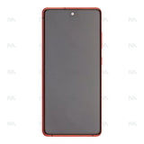 Chassis + Ecran Officiel Service Pack + Vitre pour Samsung Galaxy S20 FE G780F / 5G G781B - Cloud Red