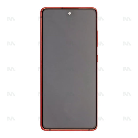 Chassis + Ecran Officiel Service Pack + Vitre pour Samsung Galaxy S20 FE G780F / 5G G781B - Cloud Red