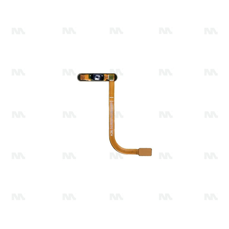 Nappe de capteur d'empreintes digitales pour Samsung Galaxy A26 A266B avec bouton d'alimentation - Noir - OEM