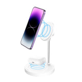Support de recharge sans fil Rixus RXWC45A 15 W blanc
