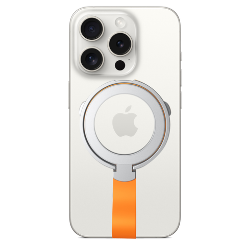 Support pour téléphone portable Rixus RXPH20SO avec MagSafe argent et orange