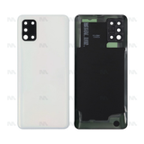 Vitre arrière pour Samsung Galaxy A31 A315F avec prisme pour objectif, couleur blanc cassé, OEM