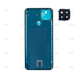 Vitre arrière pour Oppo A15s avec objectif – Noir dynamique – OEM