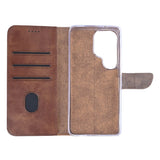 Bibliothèque Rixus pour Samsung Galaxy S26 Ultra Marron