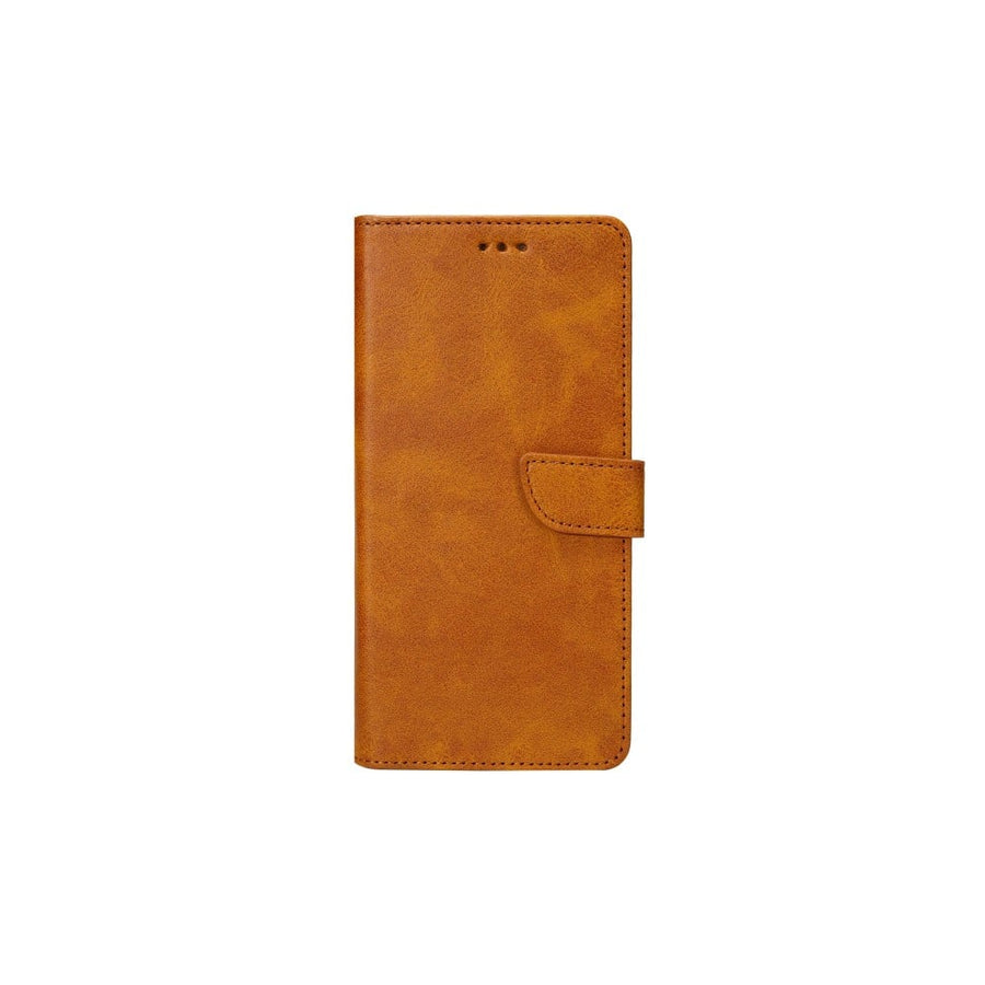 Bibliothèque Rixus pour Samsung Galaxy J4 Plus Marron clair