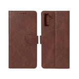 Rixus Bookcase pour Samsung Galaxy A35 5G Marron