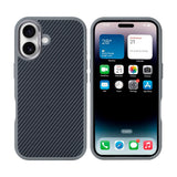 Rixus Mag Carbon avec MagSafe pour Apple iPhone 16 Plus Gris titane
