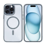 Étui Rixus Classic 04 avec MagSafe pour Apple iPhone 15 Pro Gris