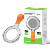 Support pour téléphone portable Rixus RXPH20SO avec MagSafe argent et orange