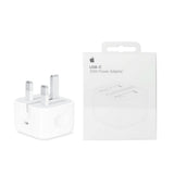 Adaptateur Secteur Apple 20W MUVT3B/A (Prise UK) Blanc Original Boîte Détaillant