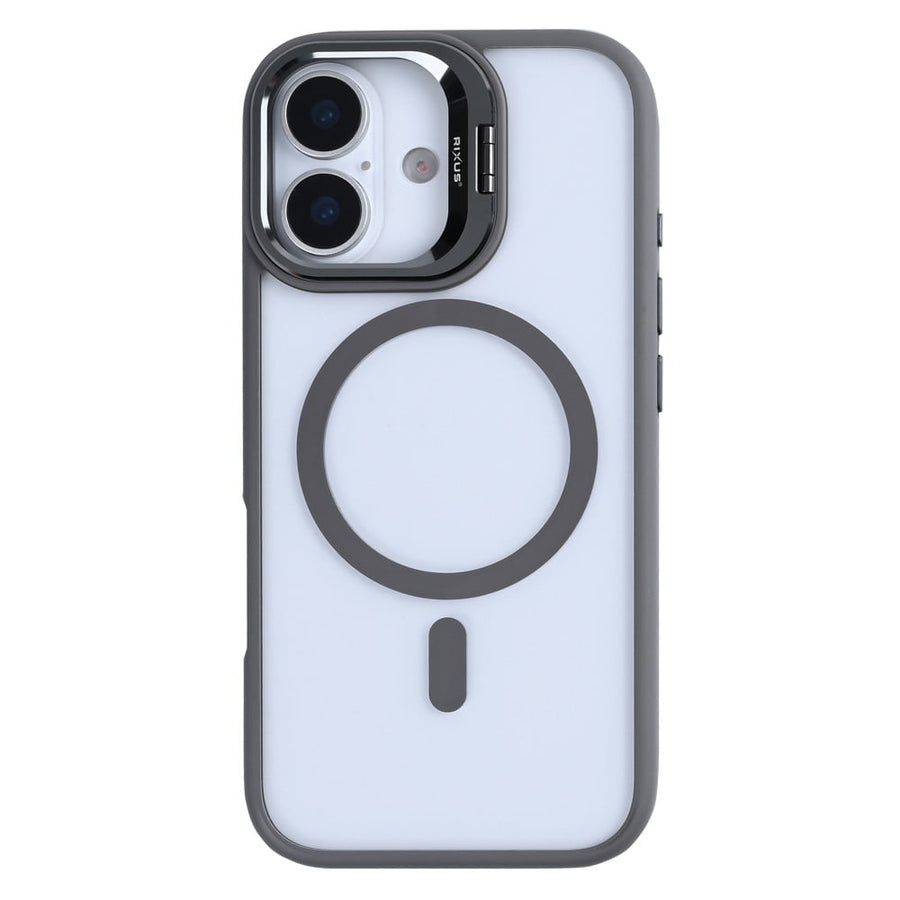 Étui Rixus Classic 03 avec MagSafe pour Apple iPhone 17 Gris titane