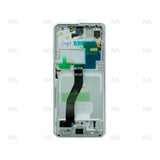 Chassis + Ecran Officiel Service Pack + Vitre pour Samsung Galaxy S21 5G Ultra G998B - Phantom Silver