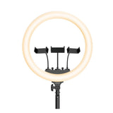 Anneau lumineux Rixus RXLG28 36 W 19 pouces Blanc