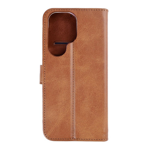 Bibliothèque Rixus pour Samsung Galaxy S26 Ultra marron clair