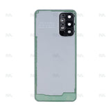 Vitre arrière pour Samsung Galaxy A23 4G A235F avec lentille, noire avec lentille, OEM