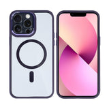 Étui Rixus Classic 04 avec MagSafe pour Apple iPhone 12 Pro Max violet