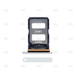 Support pour carte SIM pour Xiaomi Redmi Note 12 Pro Plus - blanc - OEM