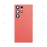 Vitre arrière pour Samsung Galaxy S23 Ultra S918B avec objectif rouge OEM
