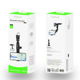 Support pour téléphone avec rétroviseur à 360 degrés Rixus RXHW65, noir