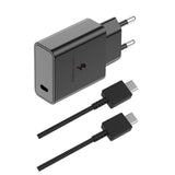 Adaptateur rapide 2-1 CH18W09 USB-C vers USB-C 18 W Noir