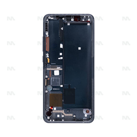 Chassis + Ecran Original OEM + Vitre pour Xiaomi Mi Note 10 / Mi Note 10 Pro - Midnight Black