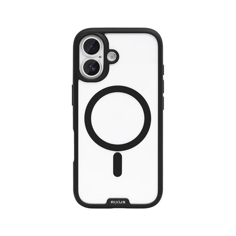 Coque Rixus Crystal Amber pour Apple iPhone 17 - Noir