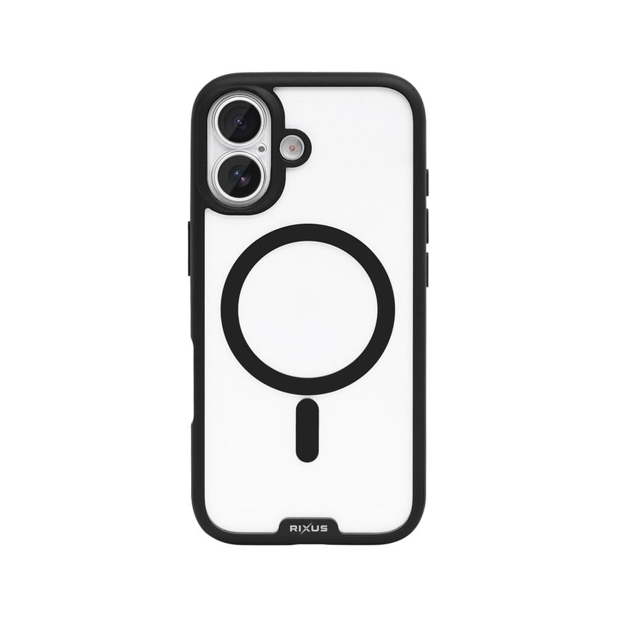 Coque Rixus Crystal Amber pour Apple iPhone 17 - Noir