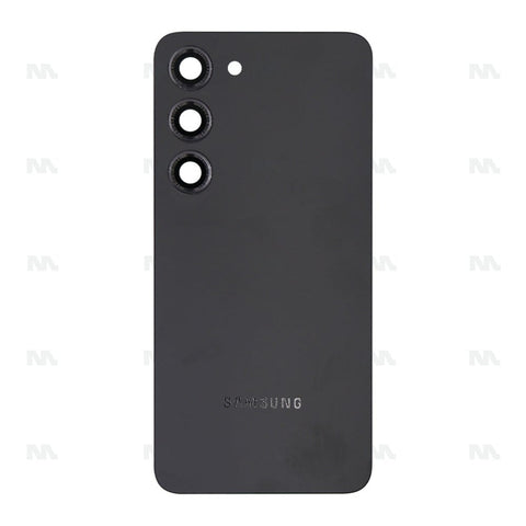 Vitre arrière pour Samsung Galaxy S23 S911B avec objectif Phantom Black Original