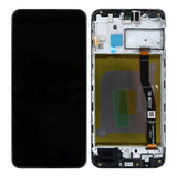 Chassis + Ecran Officiel Service Pack + Vitre pour Samsung Galaxy M20 M205F - Noir
