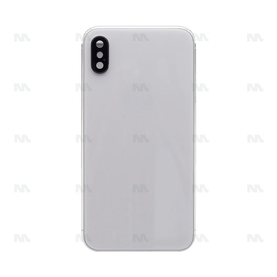 Boîtier pour Apple iPhone X avec petites pièces, blanc, OEM