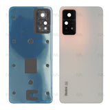 Vitre arrière pour Xiaomi Redmi Note 11 Pro 5G avec objectif blanc polaire OEM