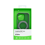 Coque Rixus SnapGrip 360 avec Anneau Support pour Apple iPhone 16 Pro - Gris