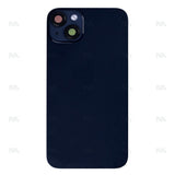 Vitre Arrière avec NFC pour Apple iPhone 14 Plus, agrandir le cadre de l'appareil photo Midnight Compatible